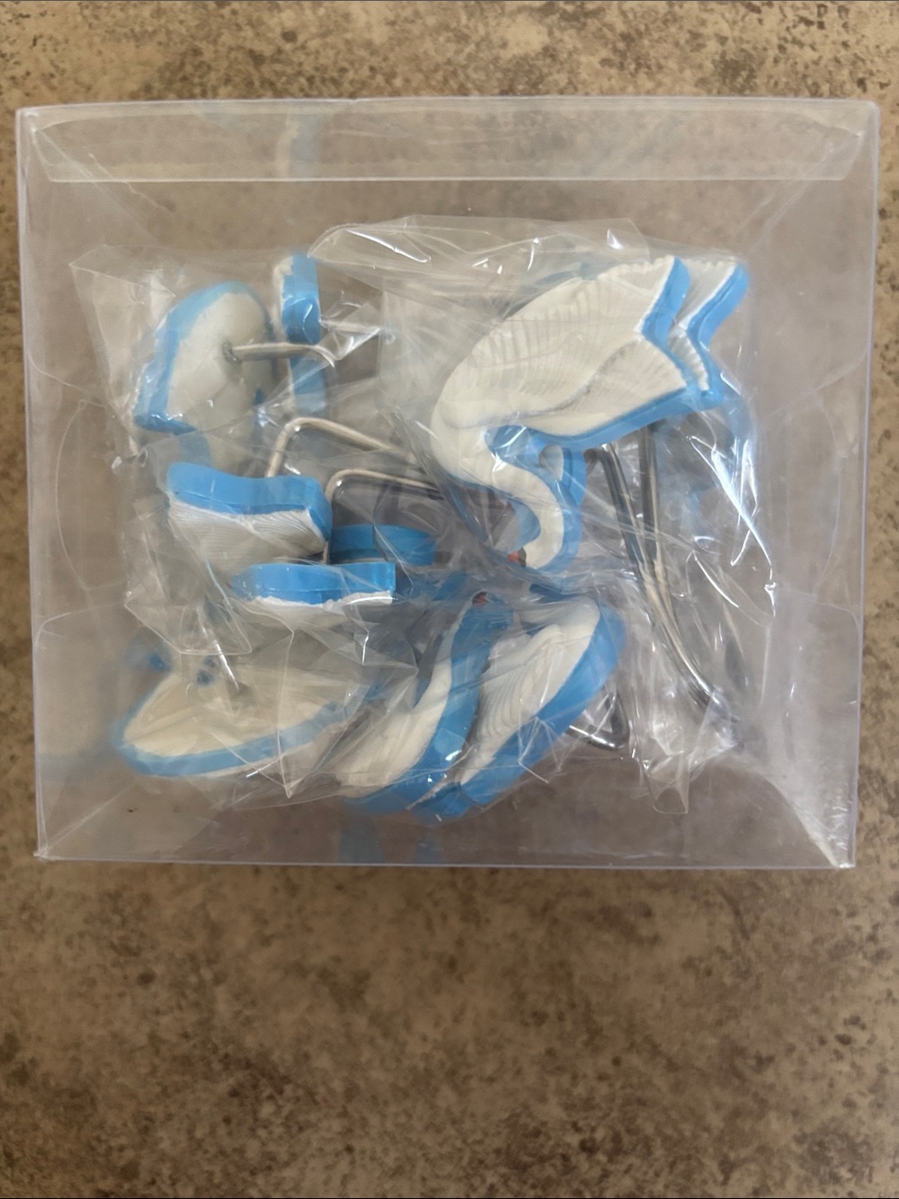 White Swan Theme Shower Curtain Hooks